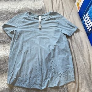 Lululemon size for baby blue cross back